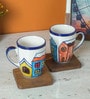 Snowy Town  Ceramic 300ml (Set of 2) Coffee Mug