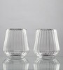 Ribbed Glass 400ml (Set of 2) Drinking Glasses