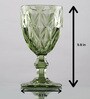 Sage Tinted Goblet  Glass 244ml (Set of 2) Wine Glasses