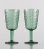 Tinted Goblet Glass 300 ML (Set of 4) Wine Glasses