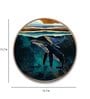Studio Sculpture Blue Canvas Framed Wall Plates