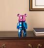 Bear Blue & Pink Ceramic Showpiece