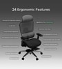 The Director Metal Premium Ergonomic Chair In Eclipse Grey With Footrest The Director Metal Premium Ergonomic Chair In Eclipse Grey With Footrest