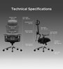 The Director Metal Premium Ergonomic Chair In Eclipse Grey Without Footrest The Director Metal Premium Ergonomic Chair In Eclipse Grey Without Footrest