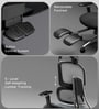 The Director Metal Premium Ergonomic Chair In Lakestone Grey With Footrest The Director Metal Premium Ergonomic Chair In Lakestone Grey With Footrest