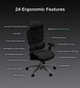 The Director Metal Premium Ergonomic Chair In True Black Without Footrest The Director Metal Premium Ergonomic Chair In True Black Without Footrest