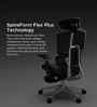 The Director Metal Premium Ergonomic Chair In True Black Colour With Footrest