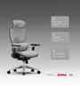 The Director Metal Premium Ergonomic Chair In True Black Colour With No Footrest