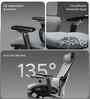 The Director Metal Premium Ergonomic Chair In True Black Colour With No Footrest