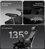 The Director Metal Premium Ergonomic Chair In True Black With Footrest The Director Metal Premium Ergonomic Chair In True Black With Footrest