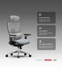 The Director Metal Premium Ergonomic Chair In Lakestone Grey Without Footrest The Director Metal Premium Ergonomic Chair In Lakestone Grey Without Footrest