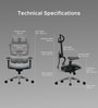 The Director Metal Premium Ergonomic Chair In Lakestone Grey Without Footrest The Director Metal Premium Ergonomic Chair In Lakestone Grey Without Footrest
