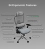 The Director Metal Premium Ergonomic Chair In Lakestone Grey Without Footrest The Director Metal Premium Ergonomic Chair In Lakestone Grey Without Footrest