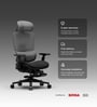 The Director Premium Ergonomic Chair In Eclipse Grey With Footrest The Director Premium Ergonomic Chair In Eclipse Grey With Footrest