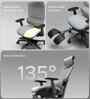 The Director Premium Ergonomic Chair In Lakestone Grey Colour With Footrest