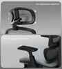 The Director Premium Ergonomic Chair In Lakestone Grey Colour With Footrest