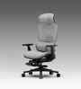 The Director Premium Ergonomic Chair In Lakestone Grey Colour With Footrest