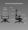The Director Premium Ergonomic Chair In Lakestone Grey With Footrest The Director Premium Ergonomic Chair In Lakestone Grey With Footrest