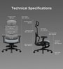 The Director Premium Ergonomic Chair In Lakestone Grey without Footrest The Director Premium Ergonomic Chair In Lakestone Grey without Footrest