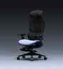 The Director Premium Ergonomic Chair In Periwinkle Blue Colour With Footrest