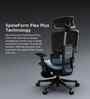 The Director Premium Ergonomic Chair In Periwinkle Blue Colour With No Footrest