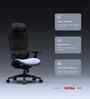 The Director Premium Ergonomic Chair In Periwinkle Blue Colour With No Footrest