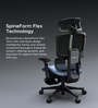 The Director Premium Ergonomic Chair In Periwinkle Blue With Footrest The Director Premium Ergonomic Chair In Periwinkle Blue With Footrest