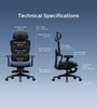 The Director Premium Ergonomic Chair In Prussian Blue With Footrest The Director Premium Ergonomic Chair In Prussian Blue With Footrest