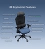 The Director Premium Ergonomic Chair In Prussian Blue Without Footrest The Director Premium Ergonomic Chair In Prussian Blue Without Footrest