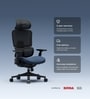 The Director Premium Ergonomic Chair In Prussian Blue Without Footrest The Director Premium Ergonomic Chair In Prussian Blue Without Footrest