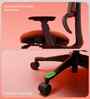 The Director Premium Ergonomic Chair In Terracotta Red Colour With Footrest