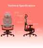 The Director Premium Ergonomic Chair In Terracotta Red Colour With Footrest