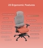 The Director Premium Ergonomic Chair In Terracotta Red With Footrest The Director Premium Ergonomic Chair In Terracotta Red With Footrest