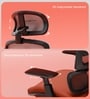 The Director Premium Ergonomic Chair In Terracotta Red With Footrest The Director Premium Ergonomic Chair In Terracotta Red With Footrest