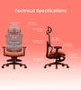 The Director Premium Ergonomic Chair In Terracotta Red With Footrest The Director Premium Ergonomic Chair In Terracotta Red With Footrest