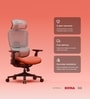 The Director Premium Ergonomic Chair In Terracotta Red Without Footrest