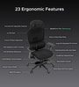 The Director Premium Ergonomic Chair In True Black With Footrest The Director Premium Ergonomic Chair In True Black With Footrest