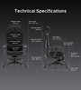 The Director Premium Ergonomic Chair In True Black With No Footrest The Director Premium Ergonomic Chair In True Black With No Footrest