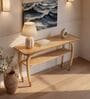 The En Console Table In Teakwood Finish