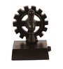 The Gearlock Bookend Gold & Black