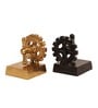 The Gearlock Bookend Gold & Black