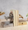 The Gearlock Bookend Gold & Silver