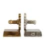 The Gearlock Bookend Gold & Silver