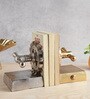 The Gearlock Bookend Gold & Silver