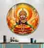 The God Of Tranquility Acrylic Round Wall Art
