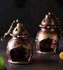 Nest Gold Terracotta Hanging Tea Light Holder (Pack Of 2)