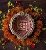 Swastik Terracotta Gold Large Diya Set (Pack Of 2)