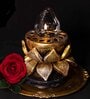 Lotus Terracotta Akand Jyot Diya (Gold)