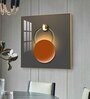 The Hanging Sun Glass Finish Square Wall Art