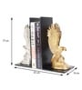 The Helion Pair Bookend Gold & Silver